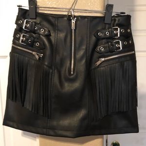Forever 21 leather skirt